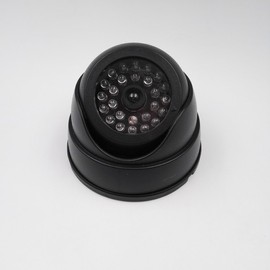 Round Dummy Surveillance Camera (Black) / For Security Dummy CCTV 13ea