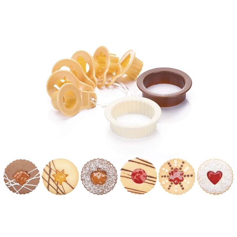 Tescoma Delicia Cookie 630910 Traditional Linzer Cutter Set of 8