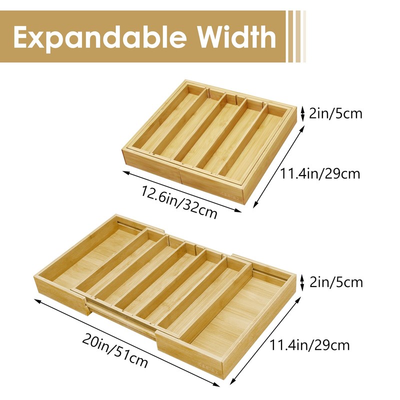 Kssiaz Coffee Pod Holder Drawer, Bamboo K Cup Holder Compatible