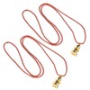 2Pcs Buddhist Pendant Vairocana Stupa Shaped Buddhism Necklace Clothing Bag