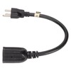 Nema 5‑15P to 5‑20R Adapter 14AWG Heavy Duty 15 Amp