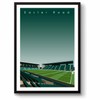 GroundDesigns HIBERNIAN FC Football Gift EASTER ROAD Stadium Art Unframed
