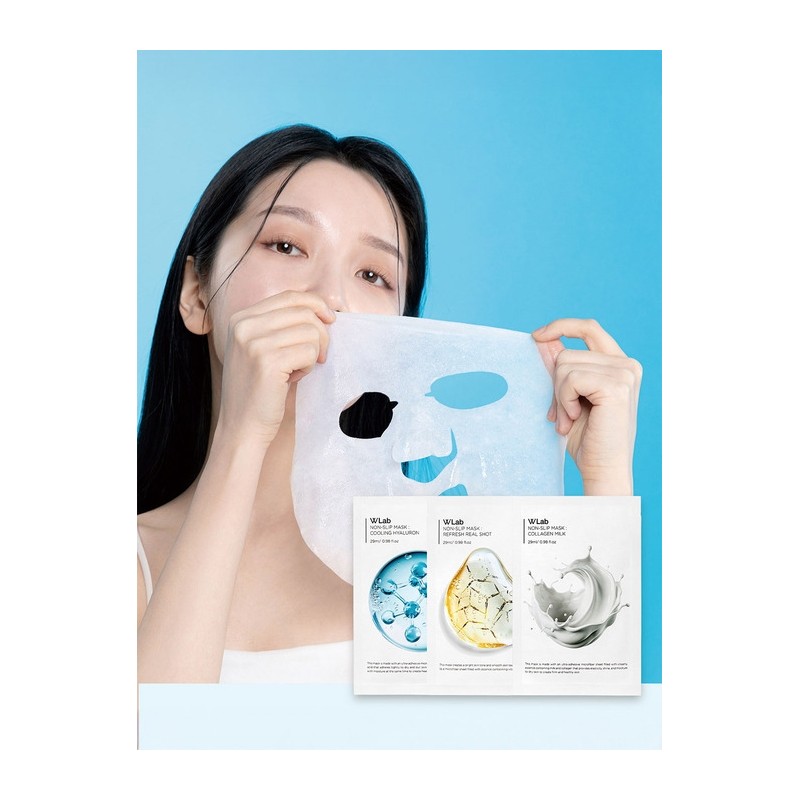 [15 sheets] Non-slip mask custom collection (3 boxes mix) /