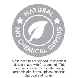 Natural Choice Nagchampa Incense Sticks 100 Grams, Low Smoke Traditional Incense Sticks Made from Scratch, Never Dipped