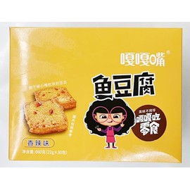 Fish Tofu Snack, Spicy Flavor, Surimi Soybean Snacks, 660g(22gX30)