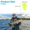 PATIKIL Fishing Float Foam, 10 Pack EVA Water Drop Strike