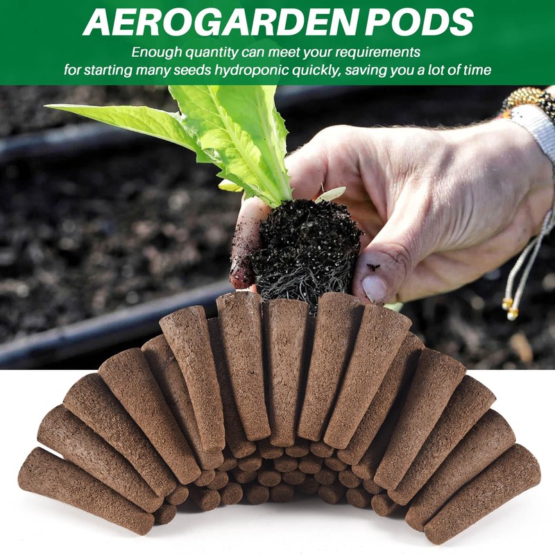 Giilayky Pack of 50 Growing Sponges, Replacement Root for Seeds,