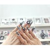 ❣️ Premium Art Tweed Check Handmade Nail Tips ✨ -