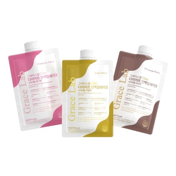 [On Sale] Grace Lab Diet Protein Shake Meal Replacement, 32 Pieces 32 Pieces _ Choco Choco / [온세일]그레이스랩 다이어트 단백질쉐이크 식사대용,  32개  32개 _ 초코 초코
