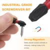 sourcing map 4pcs PH3 Phillips Screwdriver Bit 1/4" Hex Shank