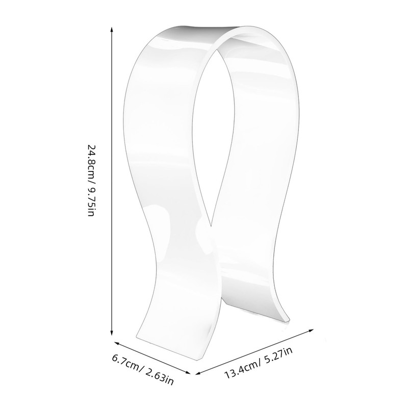 Gatuida Acrylic Headphone Stand Headset Holder Desktop Headphone Holder Universal