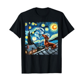 Dachshund Starry Night Sky Dachshund T-Shirt