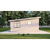 16x16' Studio Tiny Home Shed Building Plans with Floor Plan,