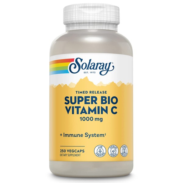 Vitamin C 1000mg Solaray 250 Caps