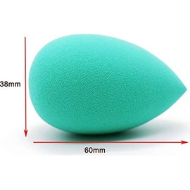 Fancy & Fab Beauty Sponge: Fab Makeup Blender Sponge Great for Foundations, Powders & Creams (Turquoise)