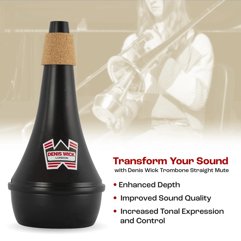 Denis Wick Practice Mute for Trombone or Large Flugelhorn