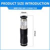 ERGAOBOY 2pcs 4mm Compressed Air Check Valve Connector Air Flow