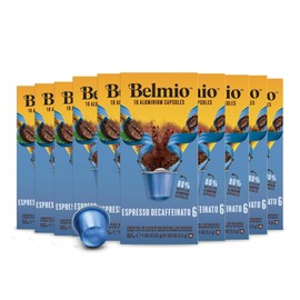 Belmio Decaffeinato Espresso Coffee Pods, Medium Roast
