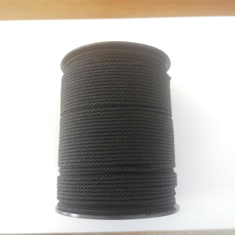 Roll 100 m, Diameter 2 mm, Braided Cord, Made in