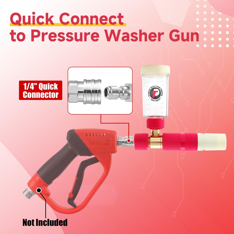Tool Daily Foam Cannon for Pressure Washer, Original Soap Cannon