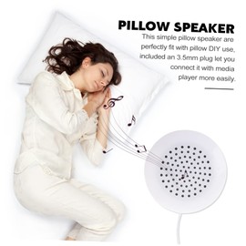 CIYODO 3.5mm Male Pillow Speakers Pillow Speaker for Sleep Portable Audio Pillow Bed Side Speakers Pillow Speaker
