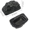 Lunhoo Fake Rock Key Hider, Waterproof Key Hiders Outside, Fake
