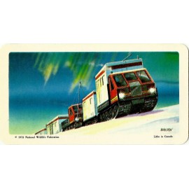 RED ROSE TEA CARD, SERIES: THE ARCTIC, SEISMIC CARAVAN