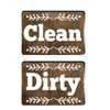 Performore Clean Dirty Magnet for Dishwasher, 3.5" X 2.4" Adhesive