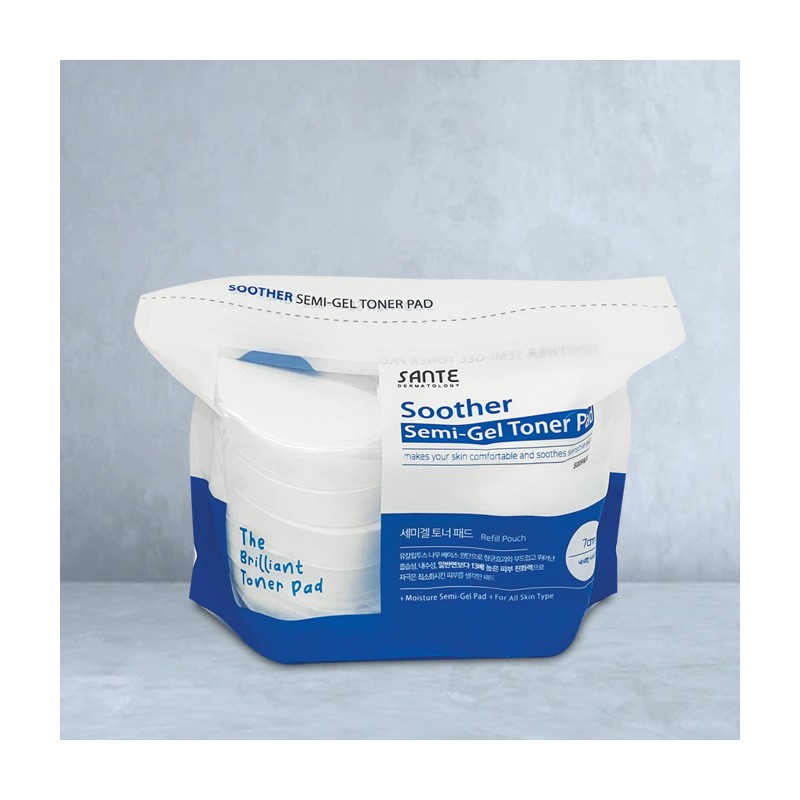 Sante Soother Semigel Toner Pads 80pads / 상떼 수더 세미겔