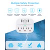 Multi Plug Outlet Splitter with USB,Surge Protector Outlet 1 Pack