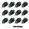 sourcing map 12Pcs RCA Cable Solderless Adapter, Audio/Video Speaker Wire
