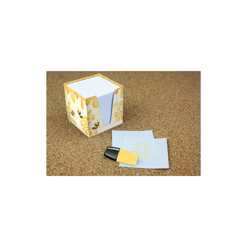RNKVERLAG 46800 – Honey Notepad, Bees, 900 Sheets, 70 g/m²,