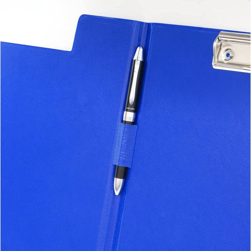 Esselte 56047 A4 Clipfolder with Cover, Rigid Plastic, Black