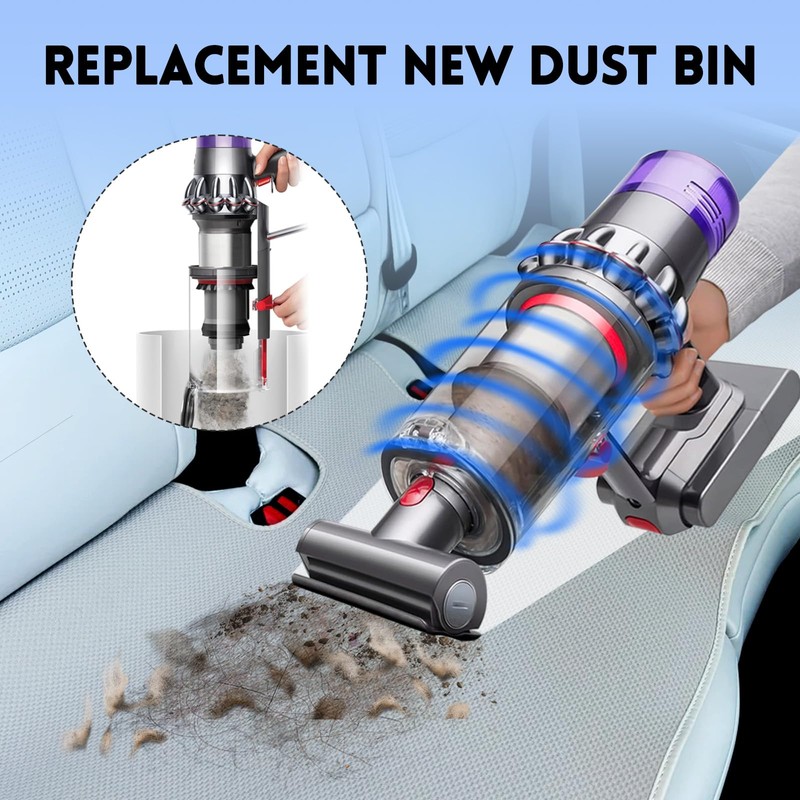 Dust Bin Replacement Compatible with Dyson V11 Animal,V11 Extra,V11 Torque