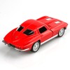 TOKAXI 1/36 Scale 1963 Chevy Corvette Diecast Cars Models,Pull Back
