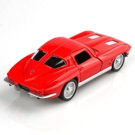 TOKAXI 1/36 Scale 1963 Chevy Corvette Diecast Cars Models,Pull Back Vehicles Toy Cars,Cars Gifts for Boys Girls