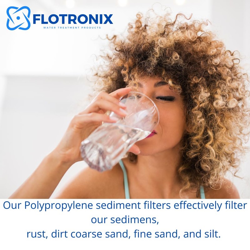 Flotronix Compatible to EQ-304 Replacment 2.5x10 Sediment Pre-Filters for Whole