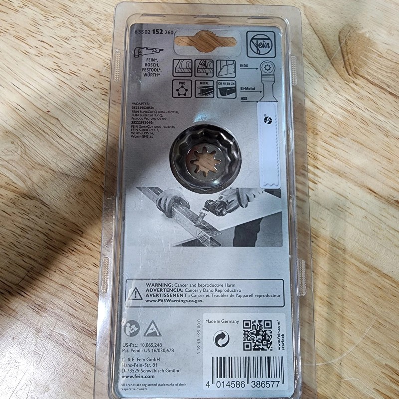 FEIN Multi Tool Blade Attachment 63502152260