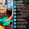 MW Pro Microfiber Cleaning Cloth | Blue, Green, Yellow (12