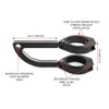 Alchemy Parts Custom Chopper Motorcycle Headlight Headlamp Brackets with 54-55mm