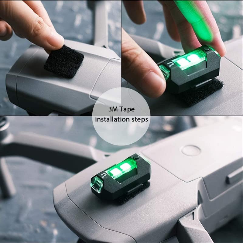 Ulanzi Anti-Collision Lightweight 3 Colour RGW LED Drone Light (DR-02)