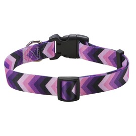 Mihqy Dog Collar with Bohemia Floral Tribal Geometric Patterns - Soft Ethnic Style Collar Adjustable for Small Medium Large Dogs