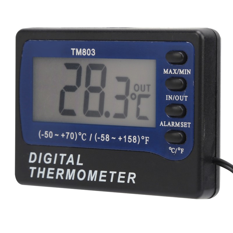 TM803 Thermometer Digital Temperature Meter with Alarm Function for Aquarium