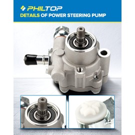 21-5407 Power Steering Pump for Altima 2002-2006 3.5L, Maxima 2003-2008 3.5L, Quest 2004-2009 3.5L, 491107Y000, 491108J200, 49110CK000, 49110ZF00A
