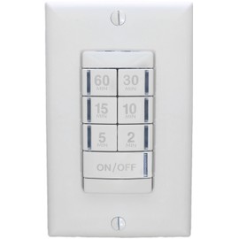Sensor Switch PTS 60 WH Programmable (Interval) Timer Switch Line Voltage, White