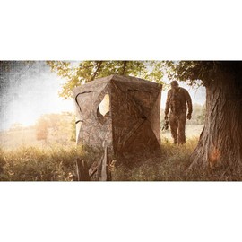 Ameristep Silent Brickhouse Ground Blind Mossy Oak Break Up