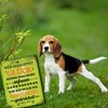 Metal Sign with Saying "Hund streicheln ist Glück" [Dog Stroke