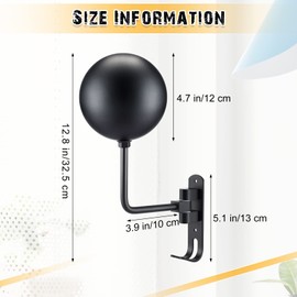 10 Pack Motorcycle Helmet Rack 180° Rotation Helmet Holder Wall Mount Metal Helmet Storage Rack with Hooks Helmet Hanger Display Stand Helmet Accessories for Bike Motorcycle Baseball Helmet Hat