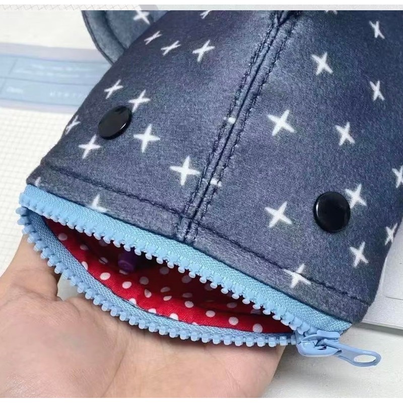 Regalo Estuche para lapices Tiburon plumas plomones almacenamiento divertido