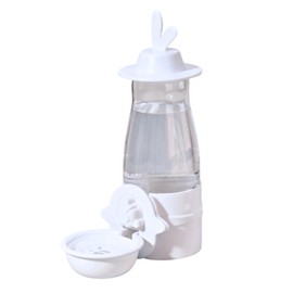Rabbit Water Drinking Rabbits Water Rabbits Drinkware Pet Small Animal Drinking Bottle Water Bottle Water Bottle Small Animal Water Bottle 600ml (White, 600ml)